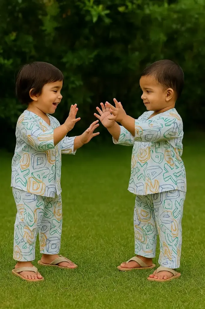 Alphabet Charm Baby Suit