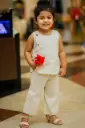 Khadi Bloom Cord Set for Baby Girl